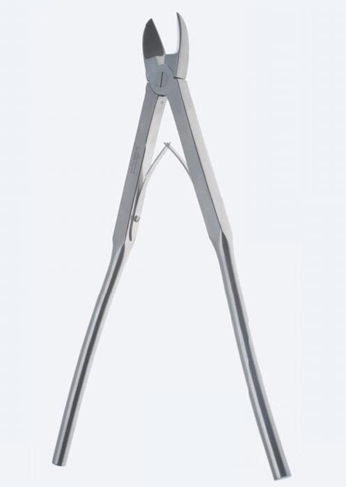 Ножиці, хірургічні, "Bethune", реберні, вигнуті, загальна довжина 340 мм, 13 1/2". Бренд - Asanus Medizintechnik Gmb, Німеччина